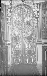 Церковь Преображения. Иконостас. Царские врата. Фото Б.Скобельцына. 1977 г.