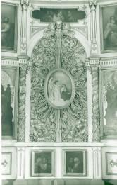 Центральная  часть иконостаса. Фото Скобельцына Б.С., 1976