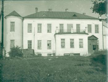 Дом В.П.Родзянко. XIX в. Восточный фасад. Фото 1977 г.  п.Усвяты