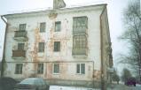 г.Псков, ул.Набат, д.3  Дом жилой. 1957 г.  Северо-восточный торцовый фасад.