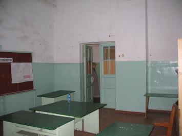 Фрагмент интерьера.Учебный класс в северо-западной части здания.