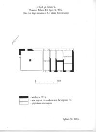 план 1-го яруса мельницы Кука и 1-го этажа дома мельника