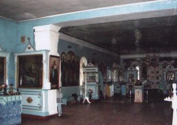 Придельная Никандровская церковь.Фрагмент интерьера