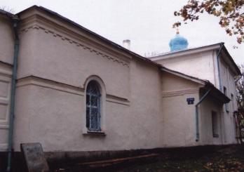 Южный фасад холодной Николаевской церкви.Вид с запада.